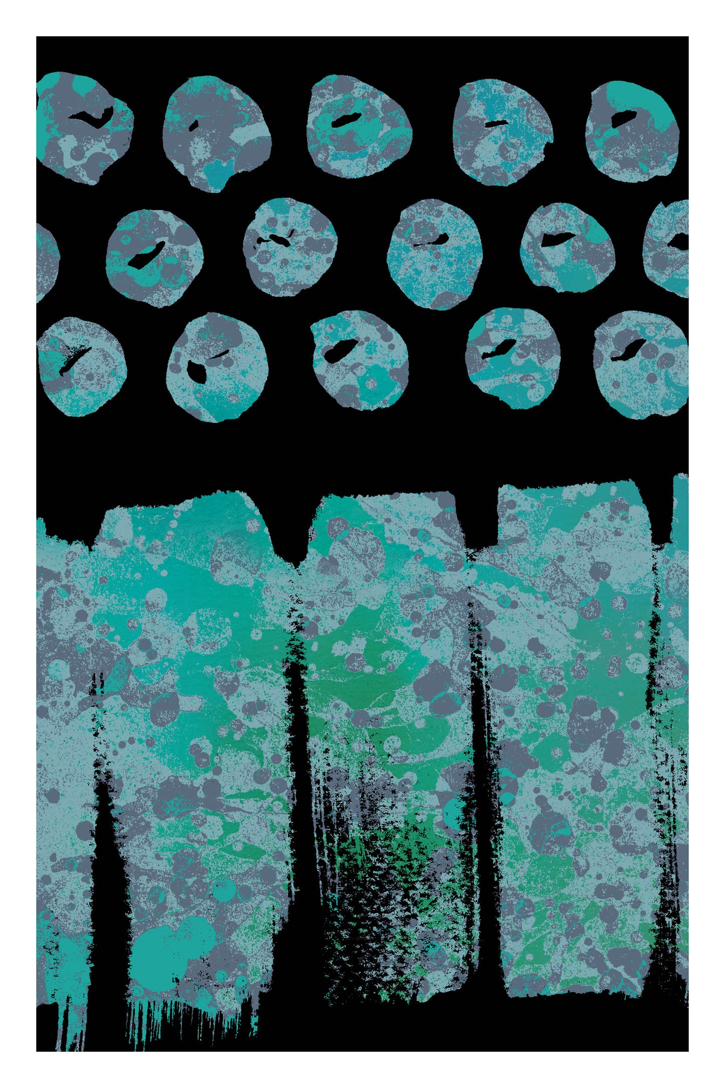 SPLATTER DOTS - Mint