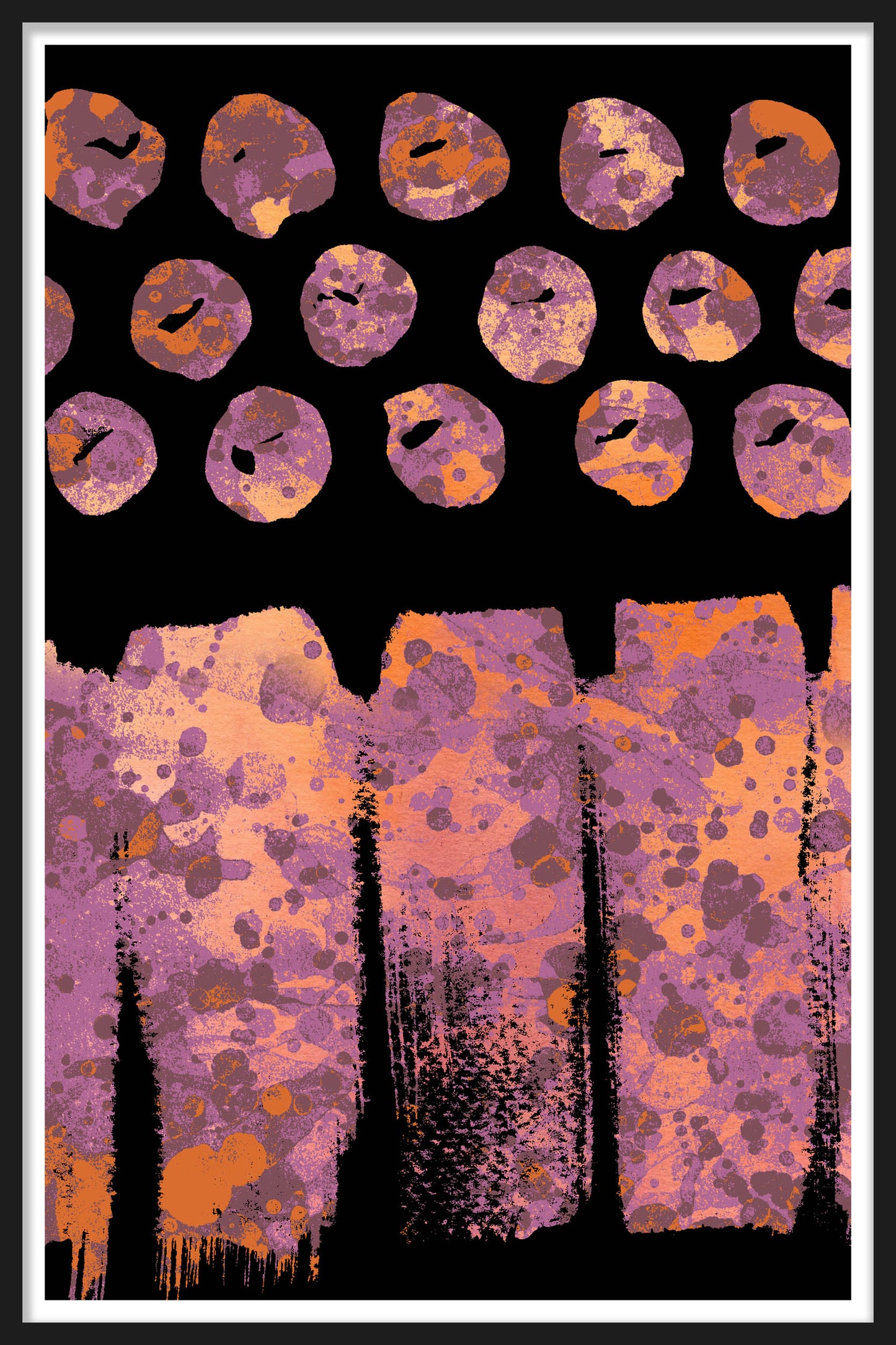 SPLATTER DOTS - Peach