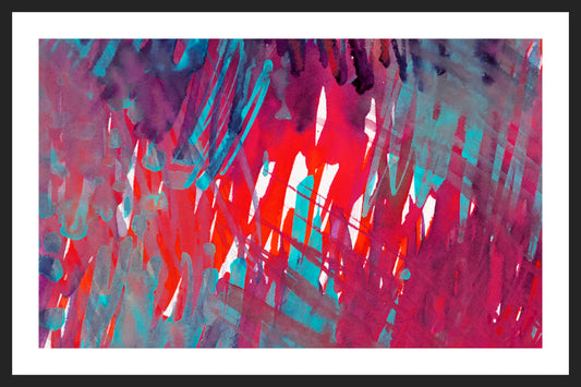 ABSTRACTION - Red, Aqua