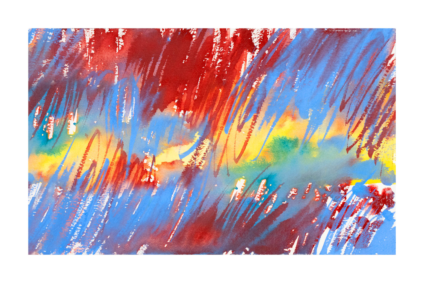 ABSTRACTION - Blue, Red, Yellow