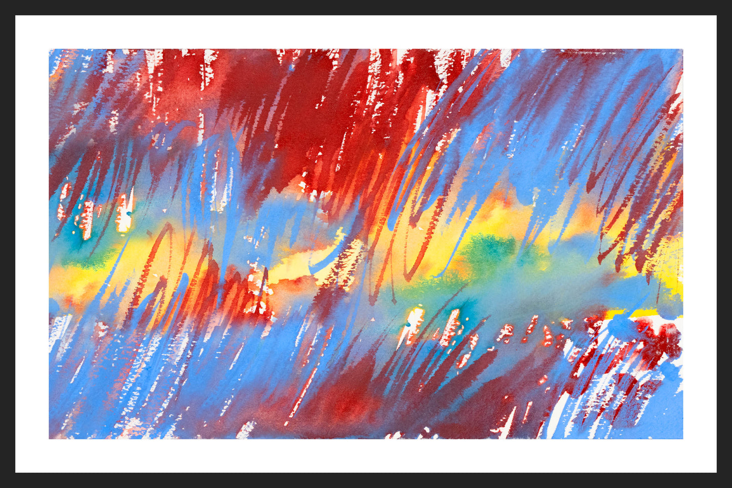 ABSTRACTION - Blue, Red, Yellow