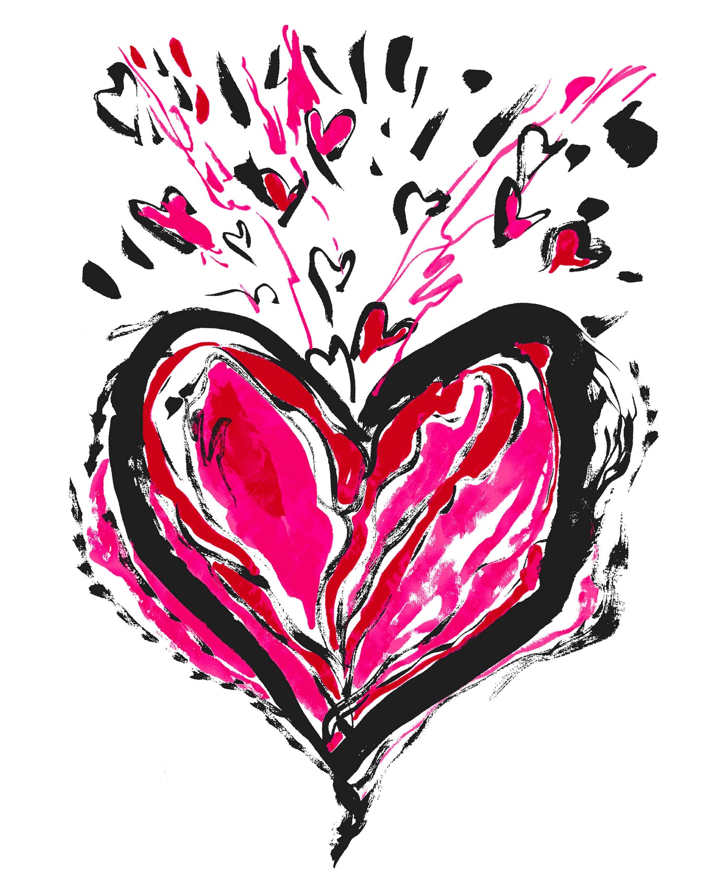 RADIANT HEART - Red