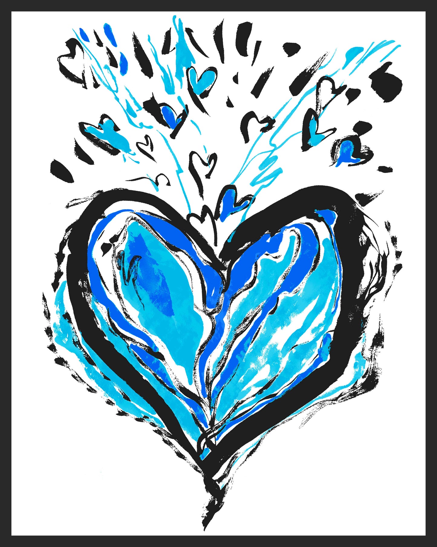 RADIANT HEART - Blue