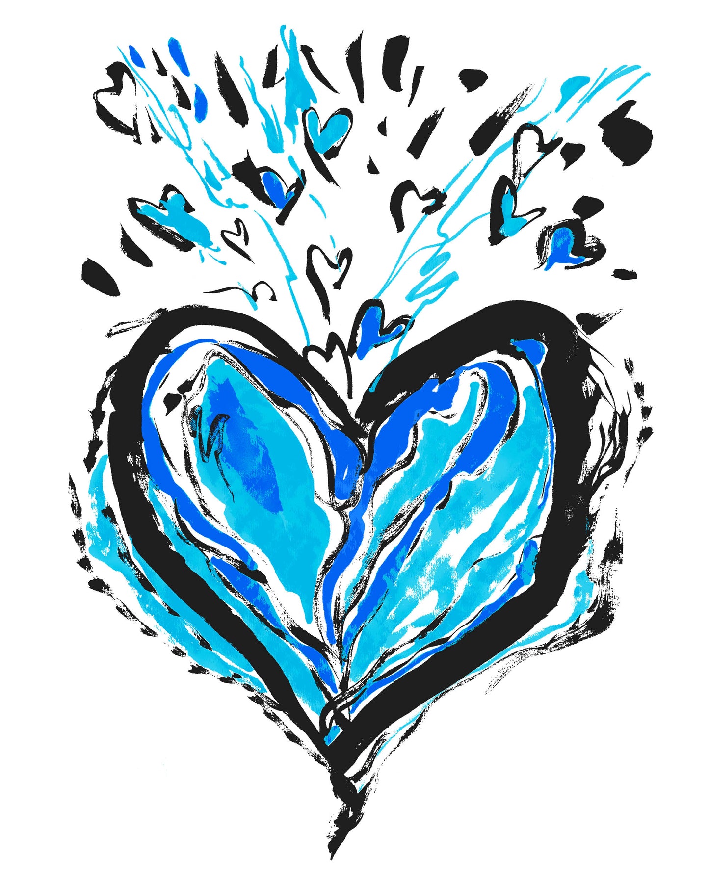 RADIANT HEART - Blue