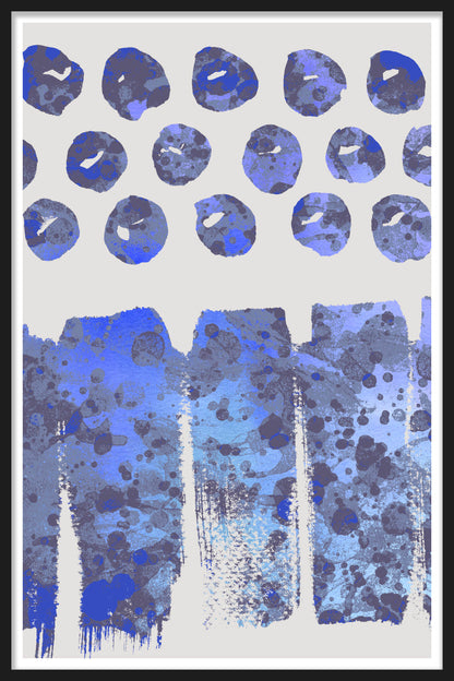 SPLATTER DOTS - Blue