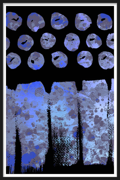 SPLATTER DOTS - Blue