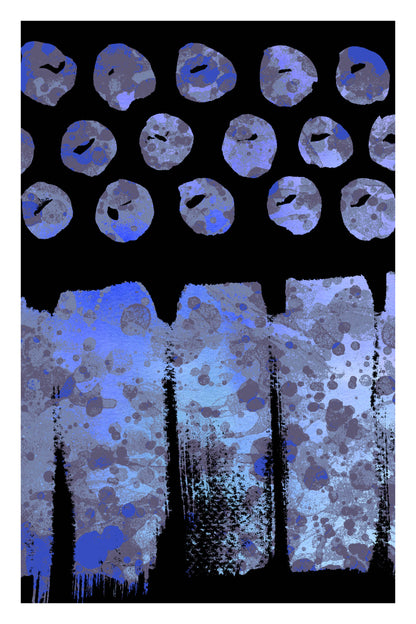 SPLATTER DOTS - Blue