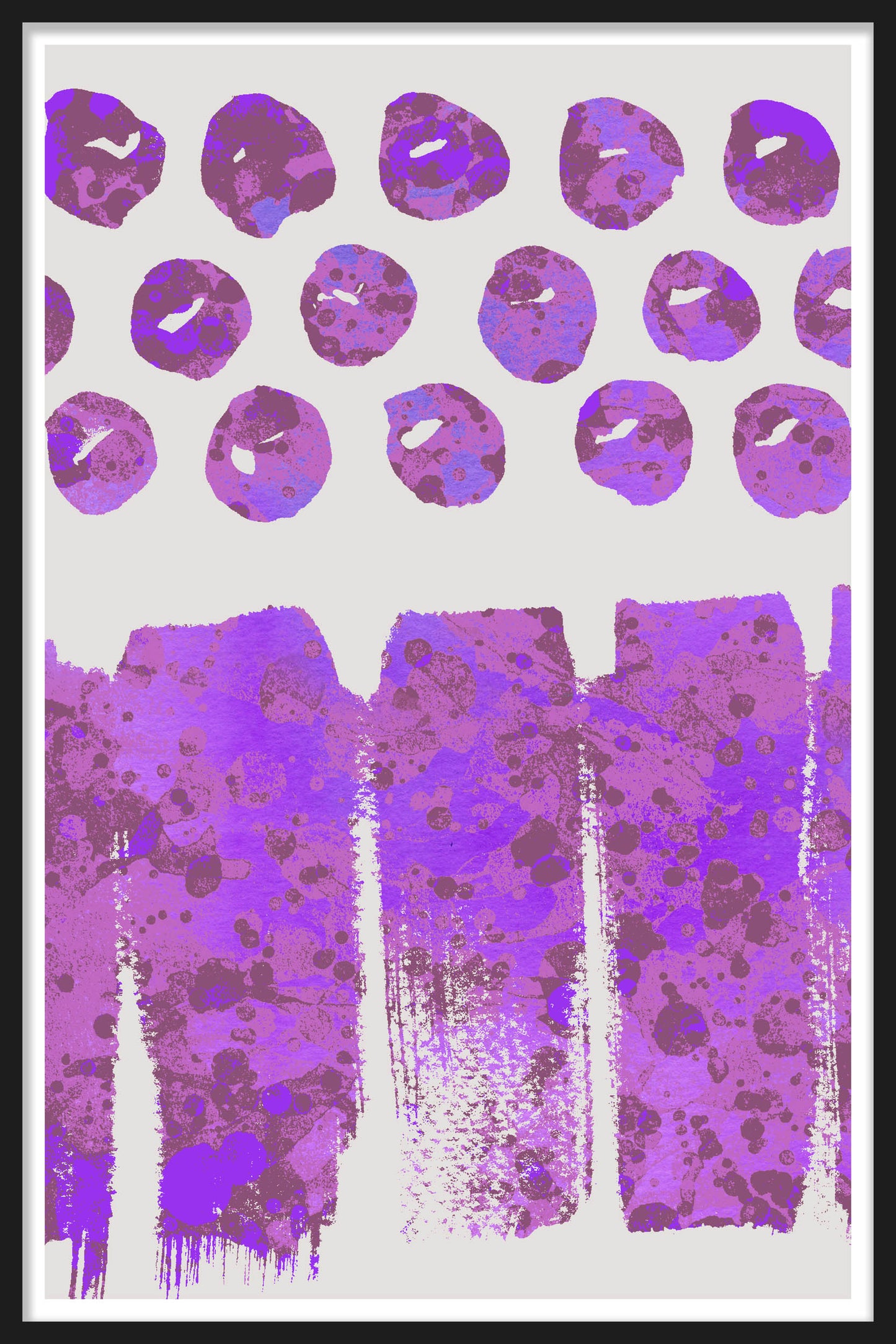 SPLATTER DOTS - Mauve