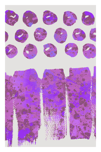 SPLATTER DOTS - Mauve