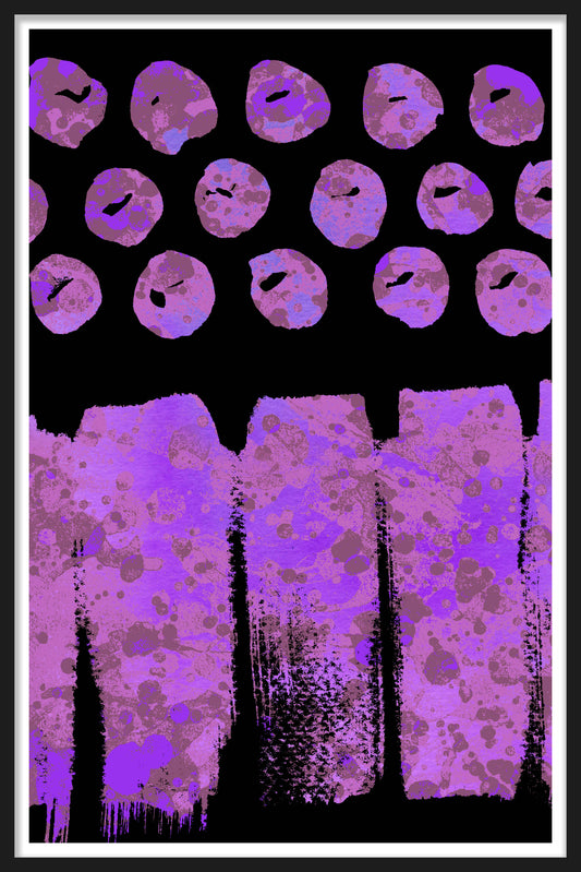 SPLATTER DOTS - Mauve