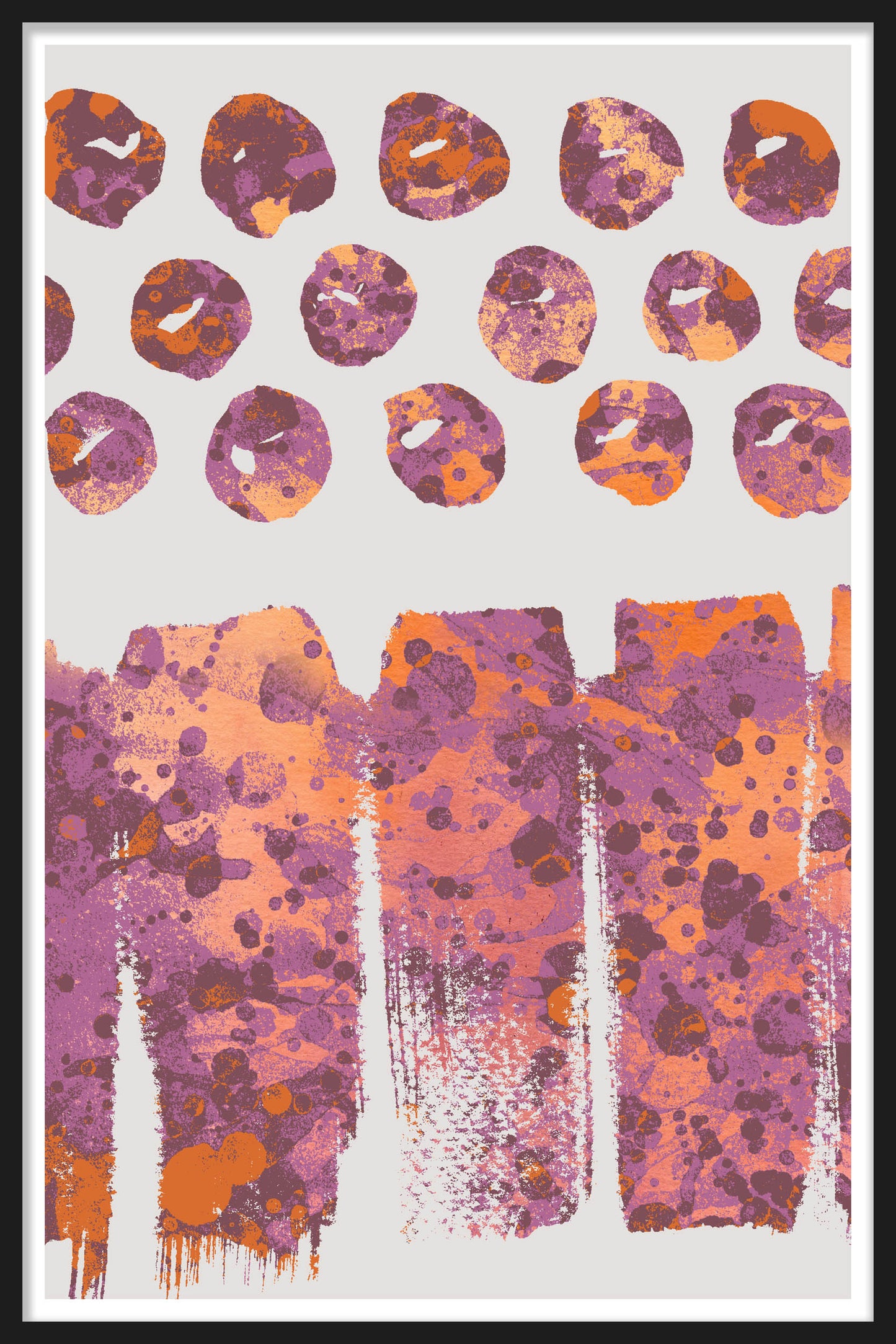 SPLATTER DOTS - Peach