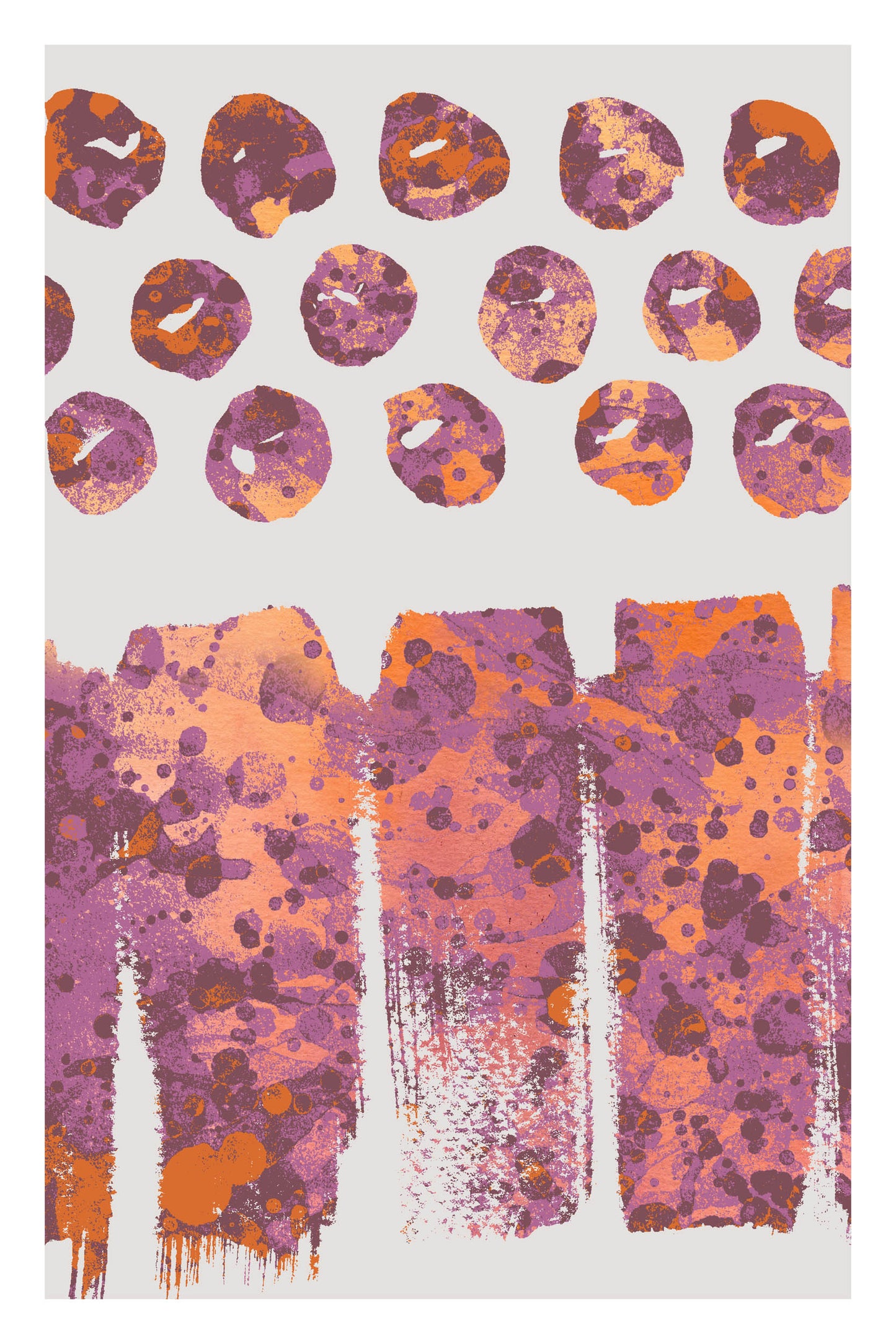 SPLATTER DOTS - Peach