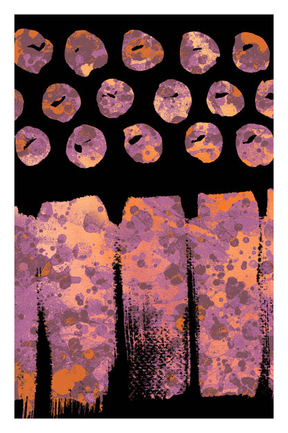 SPLATTER DOTS - Peach