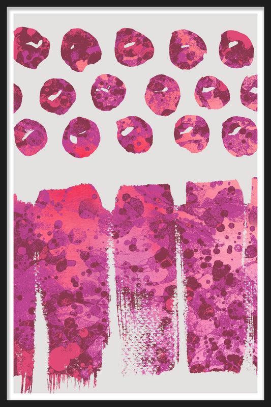SPLATTER DOTS- Pink